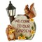 Accent Plus Home Decorative Solar Welcome To Our Garden With Squirrels